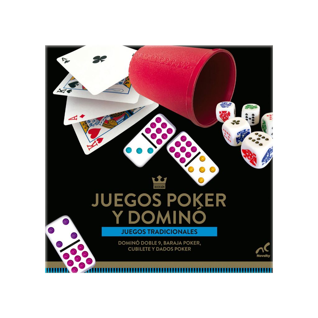 Juego De Mesa Novelty Poker Y Domino Dob