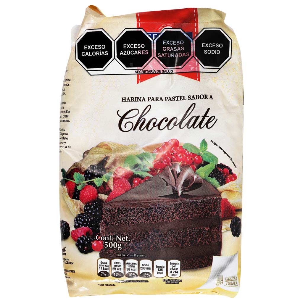 Harina Para Pastel Selecta Sabor Chocolate 500 Gr | Soriana