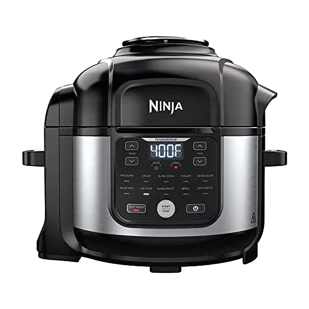  Ninja OP302 Foodi 9-in-1 Pressure, Broil, Dehydrate, Slow  Cooker, Air Fryer, and More, with 6.5 Quart Capacity and 45 Recipe Book,  and a High Gloss Finish: Home & Kitchen