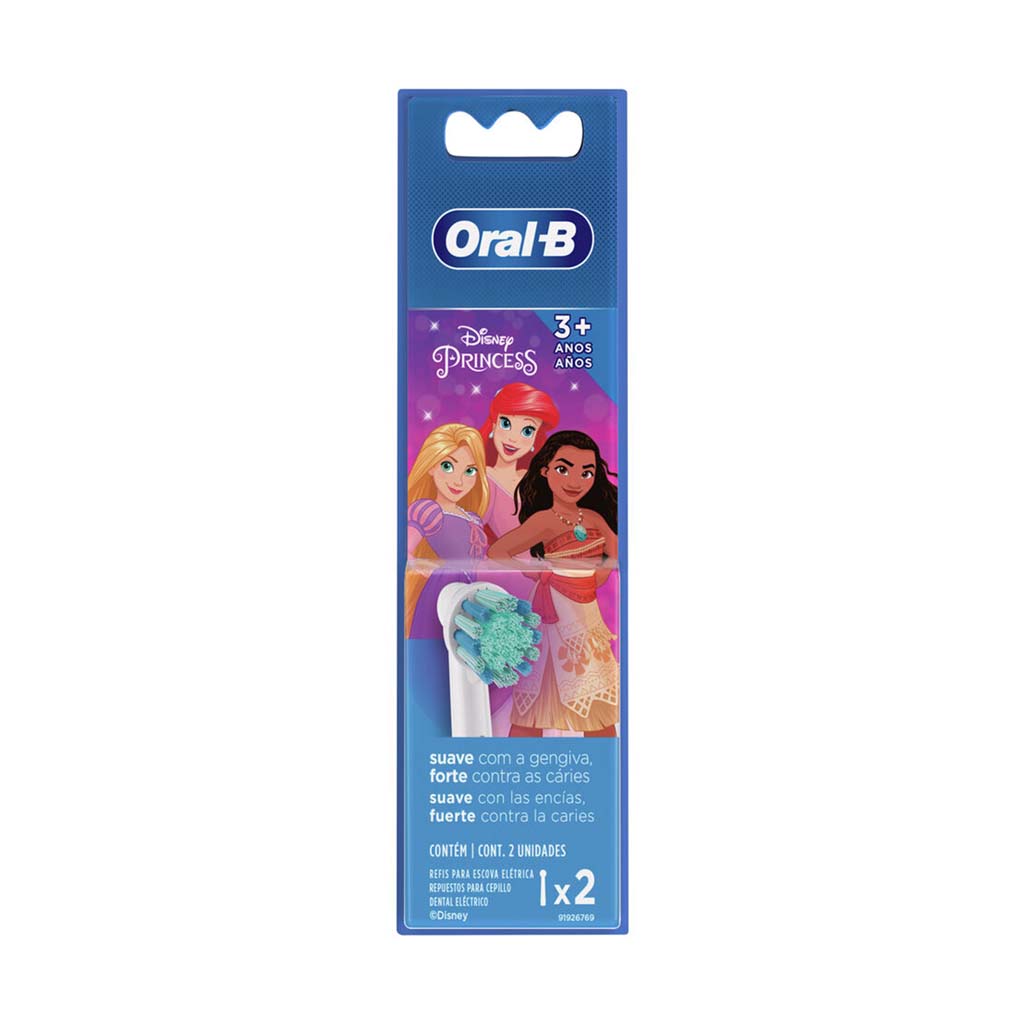 Cabezales de Cepillo Eléctrico Dental Oral-B Disney Princess 2 piezas