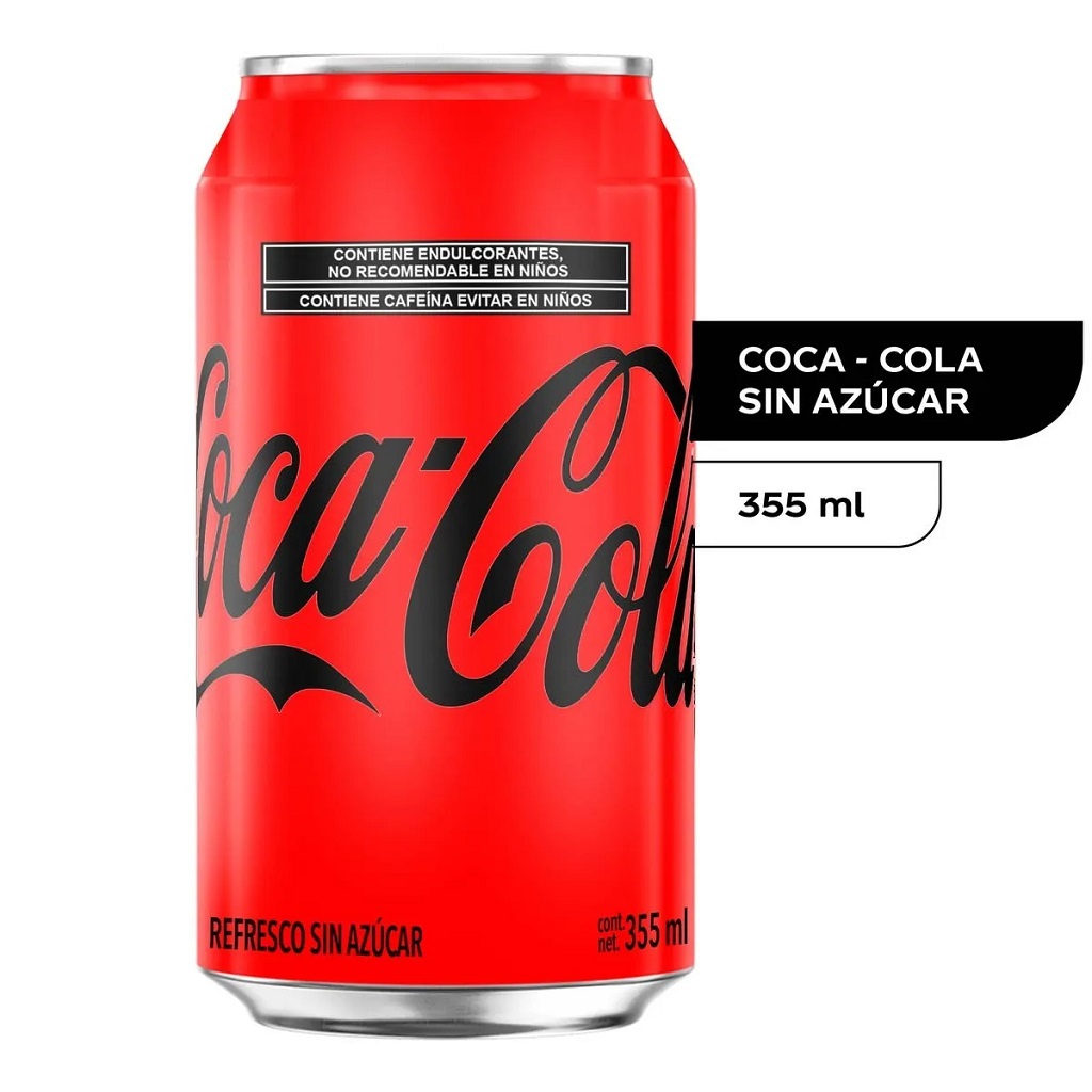 Coca Cola Sin Cafeína Lata 24 x 330 ml