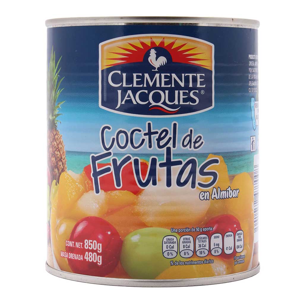Coctel Frutas Clemente Jacques 850gr Soriana