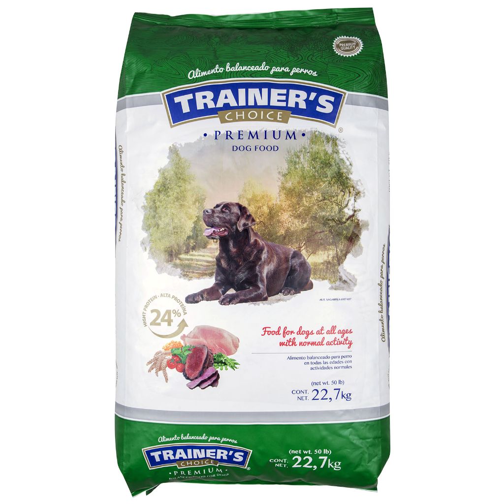 Alimento para perro Trainer's Choice 22.7kg