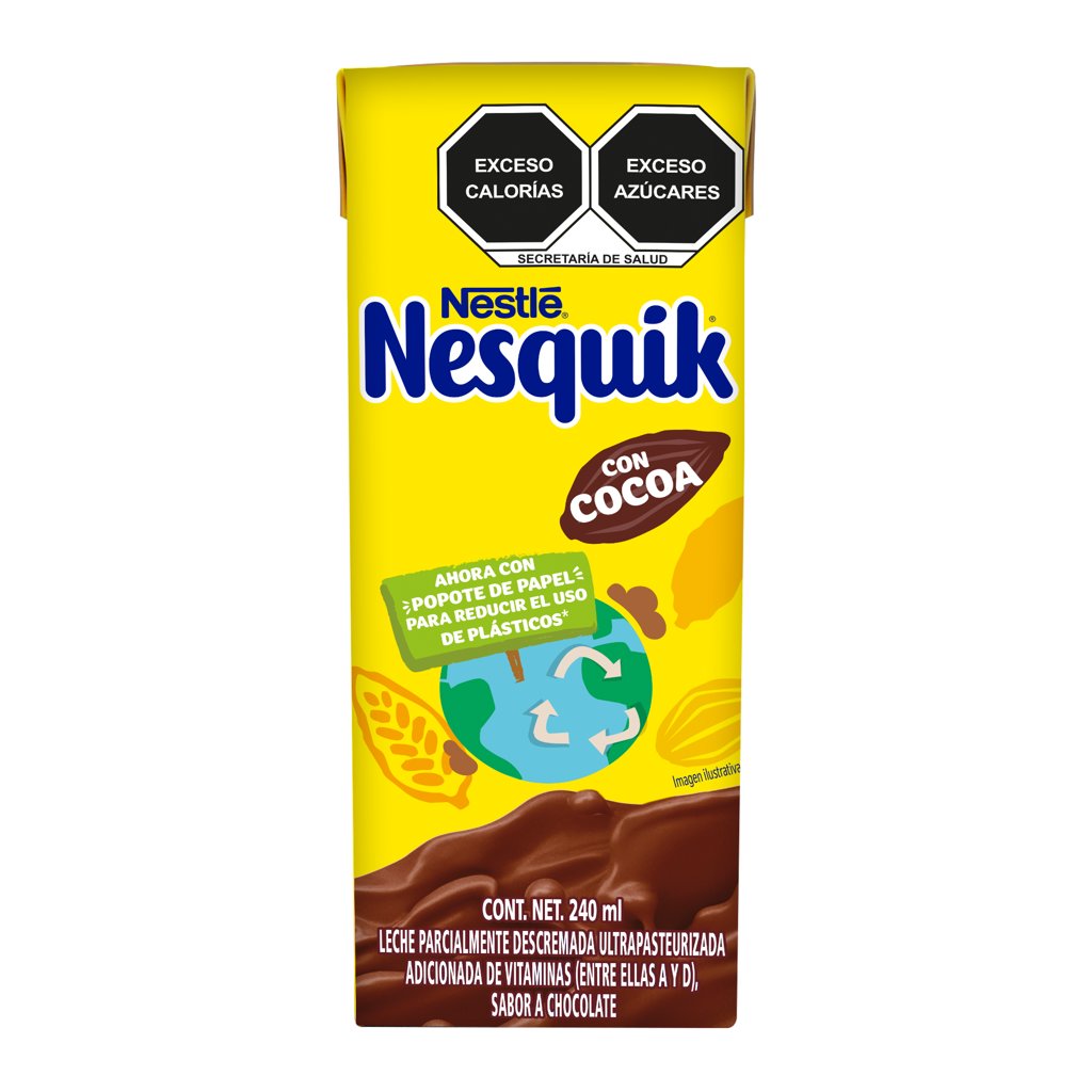 Leche Nesquik Saborizada Sabor Chocolate 240 ml