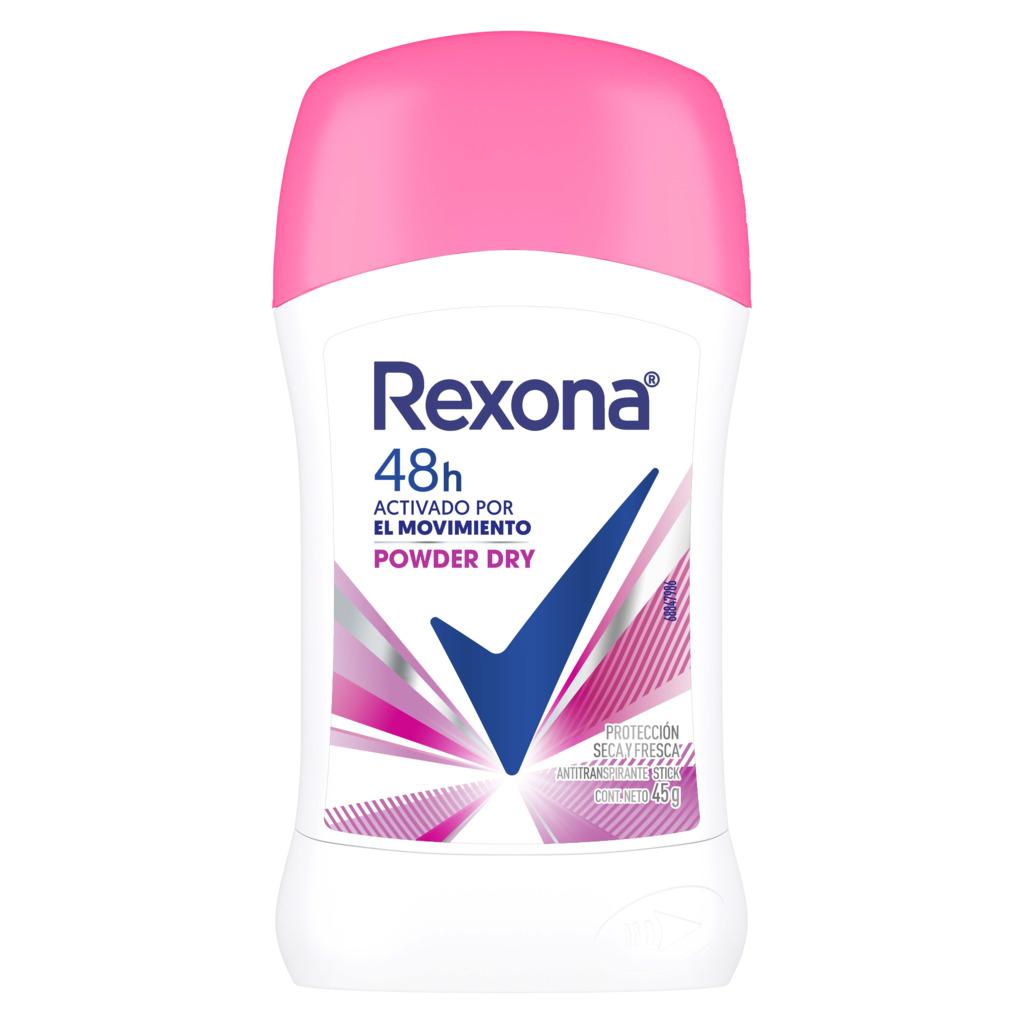 Antitranspirante Rexona Women Powder Dry en Stick para Mujer 45 g